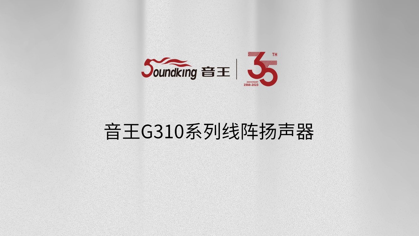 音王G310系列線(xiàn)陣揚(yáng)聲器