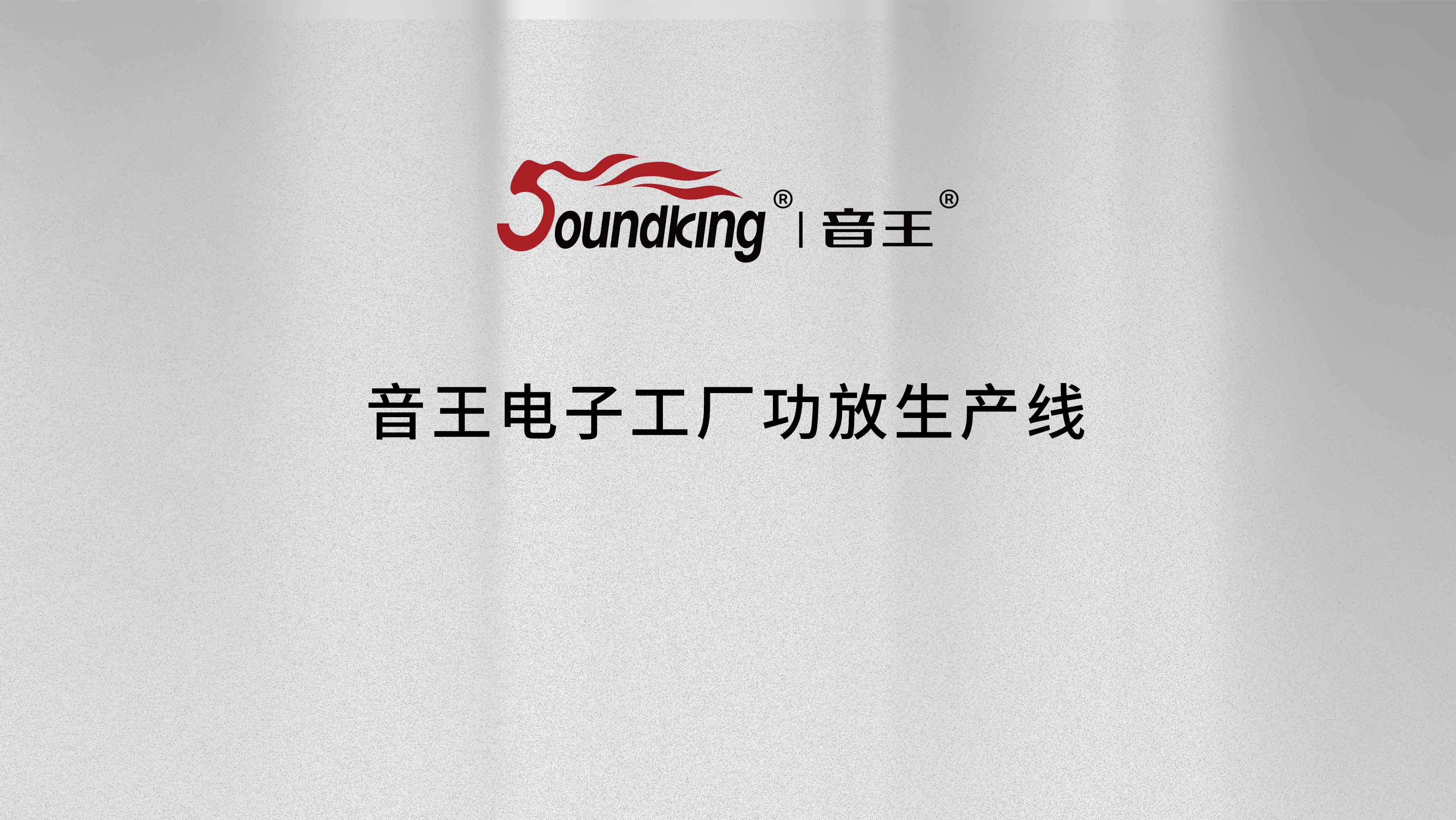音王電子工廠(chǎng)功放生產(chǎn)線(xiàn)